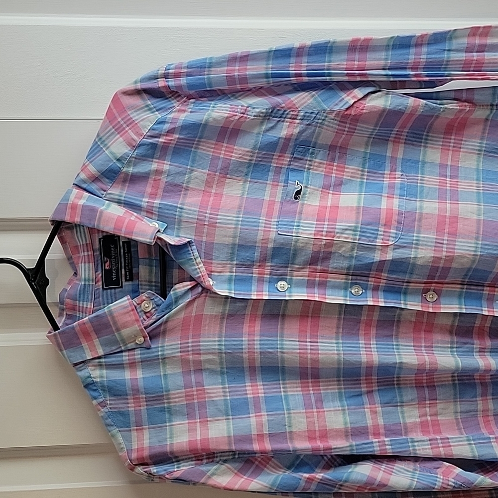 Men's Vineyard Vines Slim Fit Tucker Shirt Size Medium